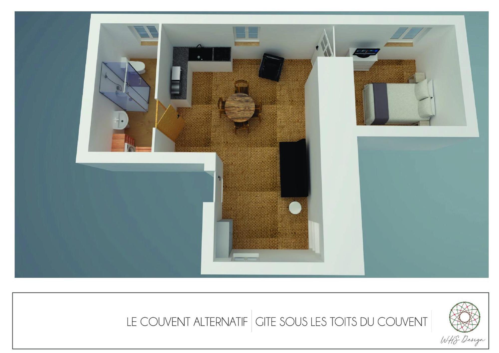 Les Gîtes du Couvent Alternatif Camlez Chambre photo